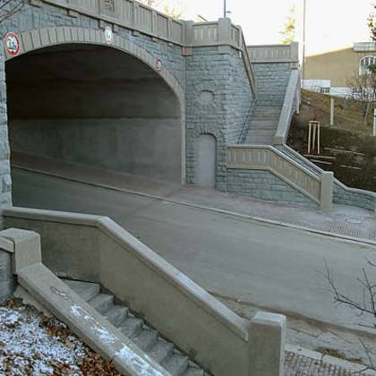 Bild Referenz "Restaurierung Betonwerkstein - "Moltke Brücke", Auerbach im Vogtland"
