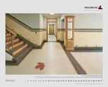 2019, Januar - Villa zu Wohn- und Geschäftszwecken, Meißen - Neuer Ortterrazzo, Terrazzo auf Fußbodenheizung, Schliff, Friese,1-reihiges Mosaik, profilierte Terrazzostufen
