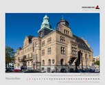 2019, November - Rathaus Recklinghausen - reich profilierte Fassade entfugt, neu verfugt, schonende Wasserreinigung, Schadensaufnahme in digitaler Form, Restauratorenleistungen in allen Leistungsbereichen